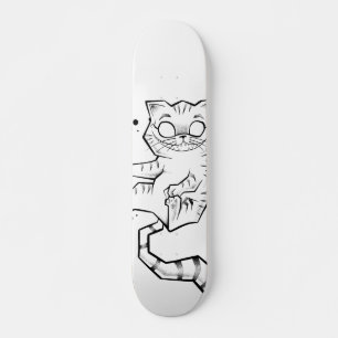 Skateboard Planche de skate chat du Cheshire Alice