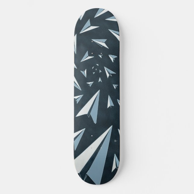 Skateboard Planes de papel (Anverso)