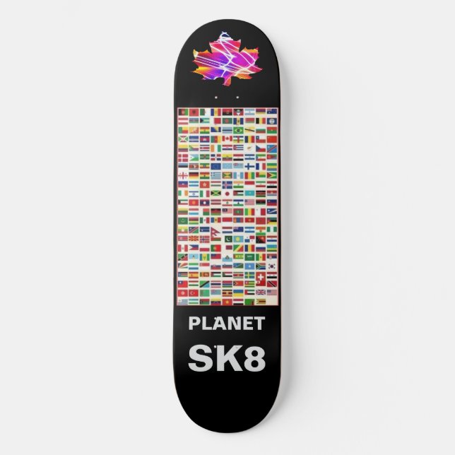 SKATEBOARD PLANET SK8 (Anverso)