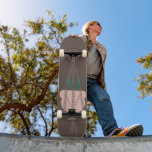 Skateboard Plantador de colgantes de macrame Cactus<br><div class="desc">Ilustracion de macrame planta de colgante</div>