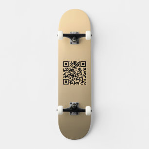 Skateboard Plantilla de código QR editable al instante Fals