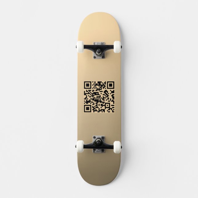 Skateboard Plantilla de código QR editable instantáneamente | (Anverso)