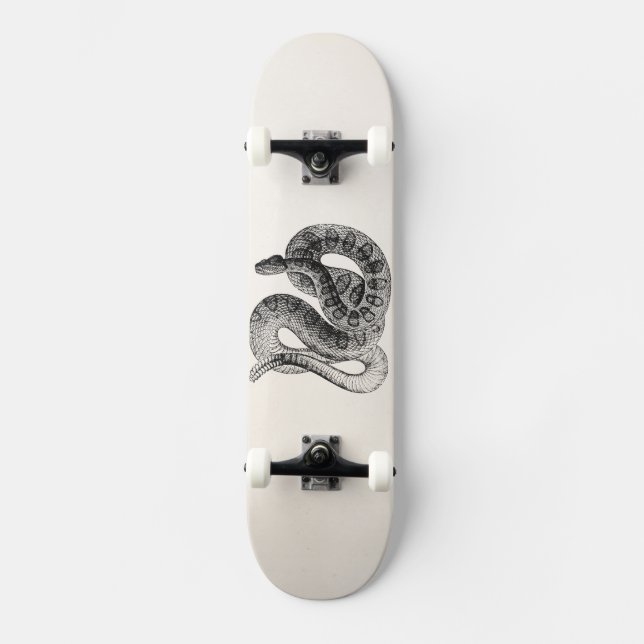 Skateboard Plantilla de la serpiente del reptil de la (Anverso)