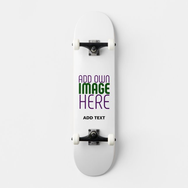 SKATEBOARD PLANTILLA DE TEXTO DE IMAGEN BLANCA SIMPLE EDITABL (Anverso)