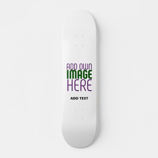 SKATEBOARD PLANTILLA DE TEXTO DE IMAGEN BLANCA SIMPLE EDITABL (Anverso )