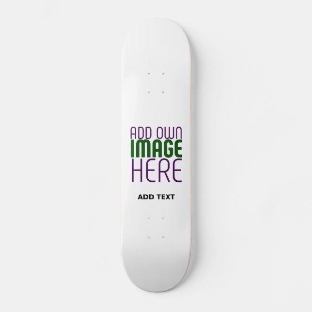 SKATEBOARD PLANTILLA DE TEXTO DE IMAGEN BLANCA SIMPLE EDITABL (Anverso)