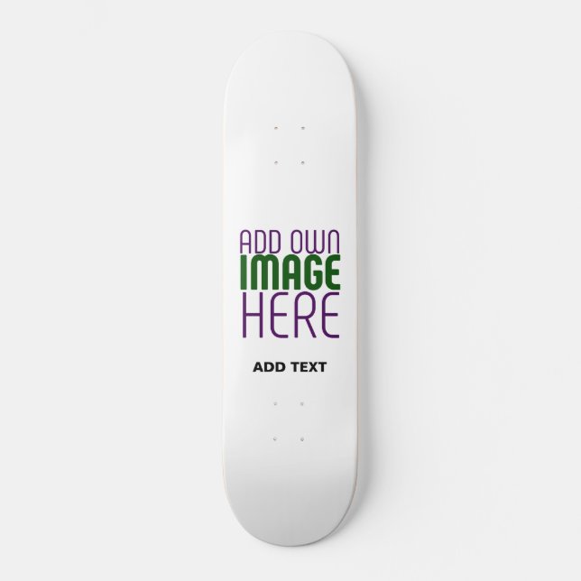 SKATEBOARD PLANTILLA DE TEXTO DE IMAGEN BLANCA SIMPLE EDITABL (Anverso)