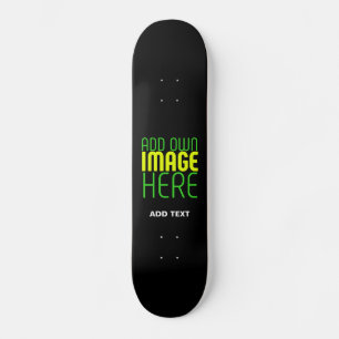 SKATEBOARD PLANTILLA DE TEXTO DE IMAGEN NEGRA SENCILLA EDITAB