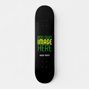 SKATEBOARD PLANTILLA DE TEXTO DE IMAGEN NEGRA SENCILLA EDITAB