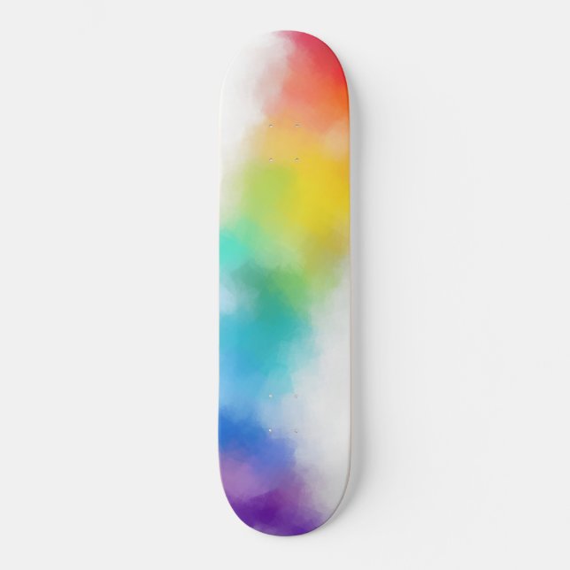 Skateboard Plantilla en blanco de Personalizado amarillo verd (Anverso)