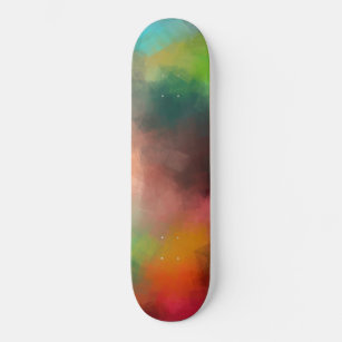 Skateboard Plantilla en blanco Personalizado Arte abstracto m