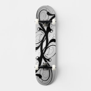 Skateboard Plata Adornada