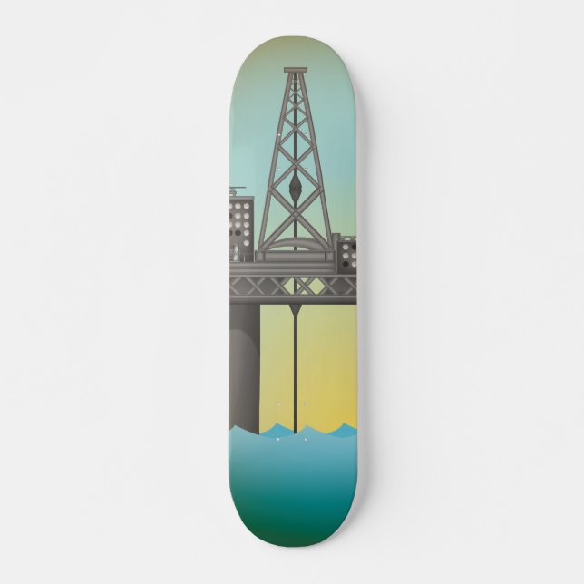 Skateboard Plataforma petrolera (Anverso )
