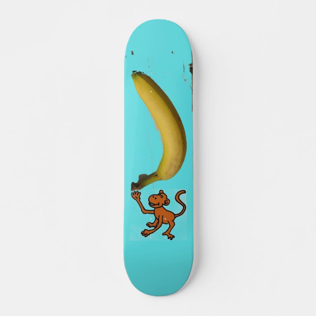 Skateboard Plátano de N del mono ' (Anverso )