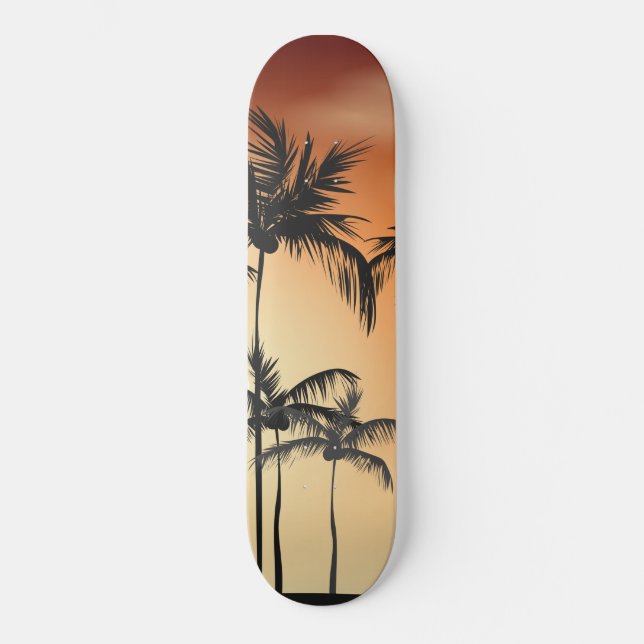 Skateboard Playa de Palmeras Sunset (Anverso)