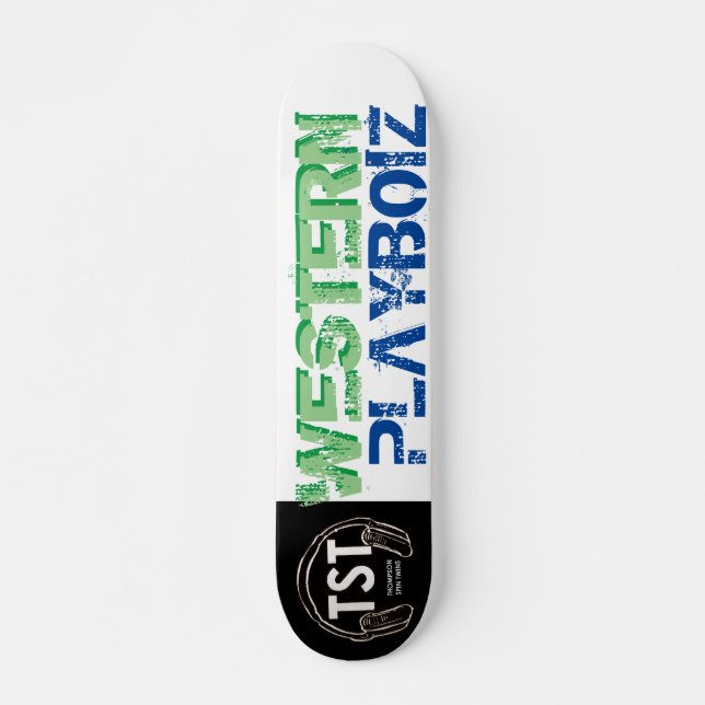 SKATEBOARD PLAYBOIZ OCCIDENTAL / JMT SKATERBOARDS / IPIX (Anverso )