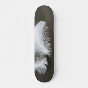 Skateboard Plumas de oca flotantes