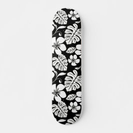 SKATEBOARD PLUMERÍA ROSA (NEGRO)