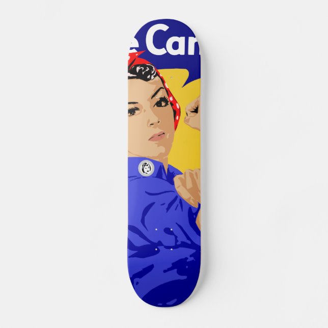 Skateboard ¡Podemos Hacerlo! Rosie The Riveter Poster de la S (Anverso)