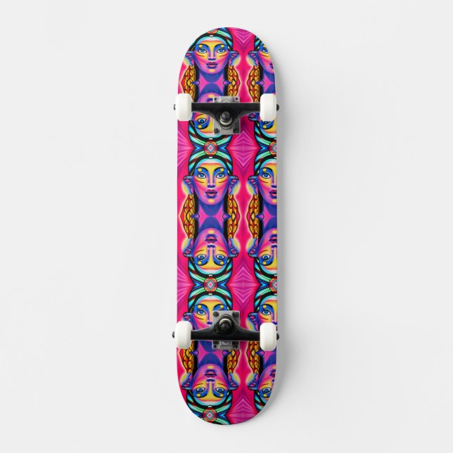 Skateboard Poder Pixi (Anverso)