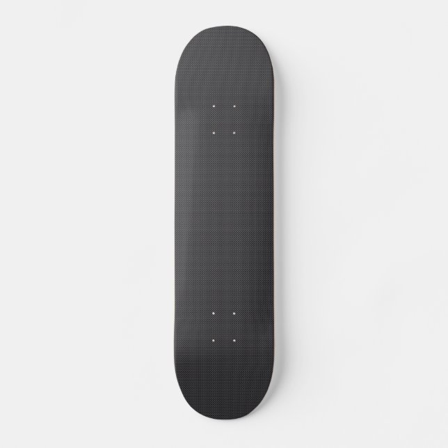 Skateboard Polímero negro y gris de la fibra de carbono (Anverso)