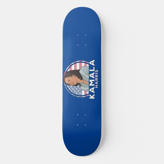 Skateboard Política Kamala Harris (Anverso)