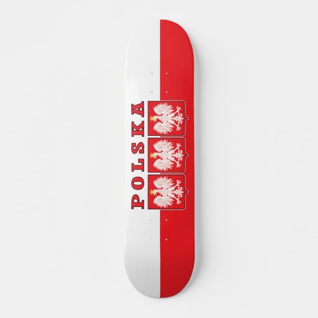 Skateboard Polska Eagle Shields (Anverso )