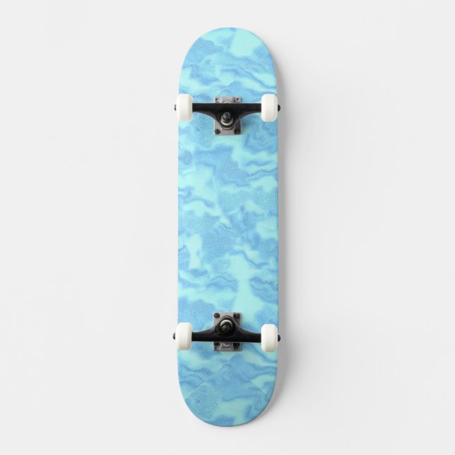 Skateboard Polvo Azul Ripple (Anverso)