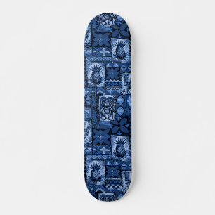 Skateboard Pomaika’i Tiki Hawaii Vintage Tapa