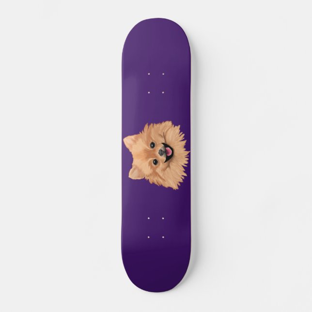Skateboard Pomeranian (Anverso)