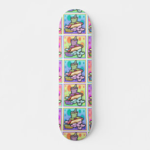 Skateboard - Pop Art Hot Dog con chile y una gota