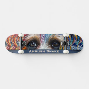 Skateboard Pop Art Terrier Personalizado Ambush Snack