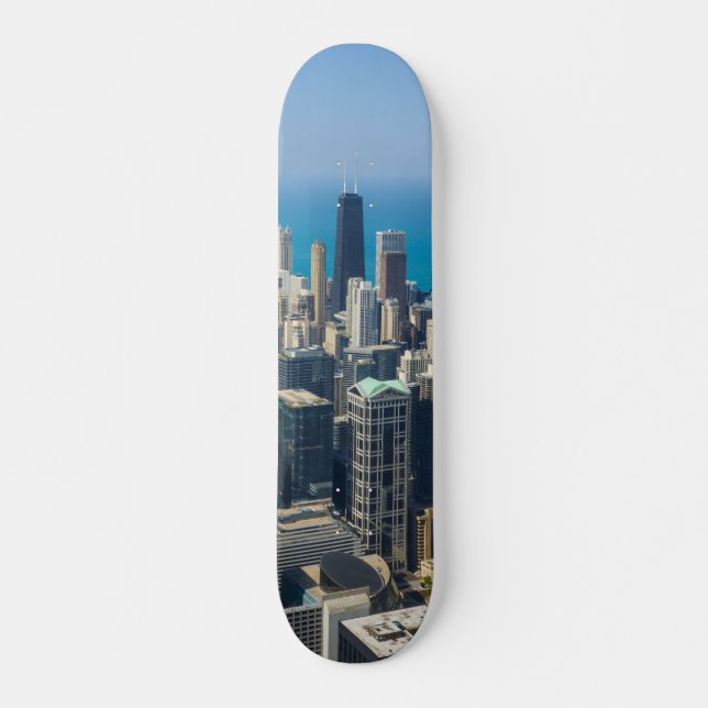 Skateboard Por encima de Chicago (Anverso )