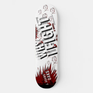 Skateboard PORQUÉ LUCHO la cubierta de Shreded