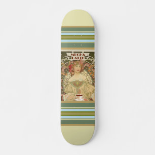 Skateboard Poster de café de época