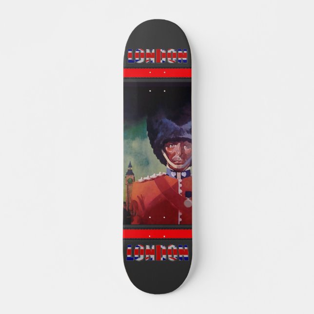 Skateboard Poster de Londres (Anverso )