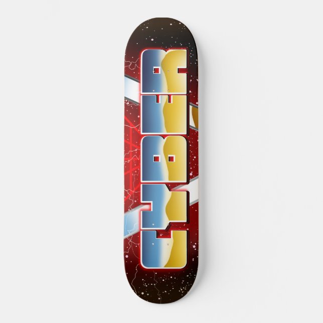 Skateboard Poster de los años 1980 (Anverso)