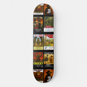 Skateboard Pósters de Películas de Animales Retro Parodias