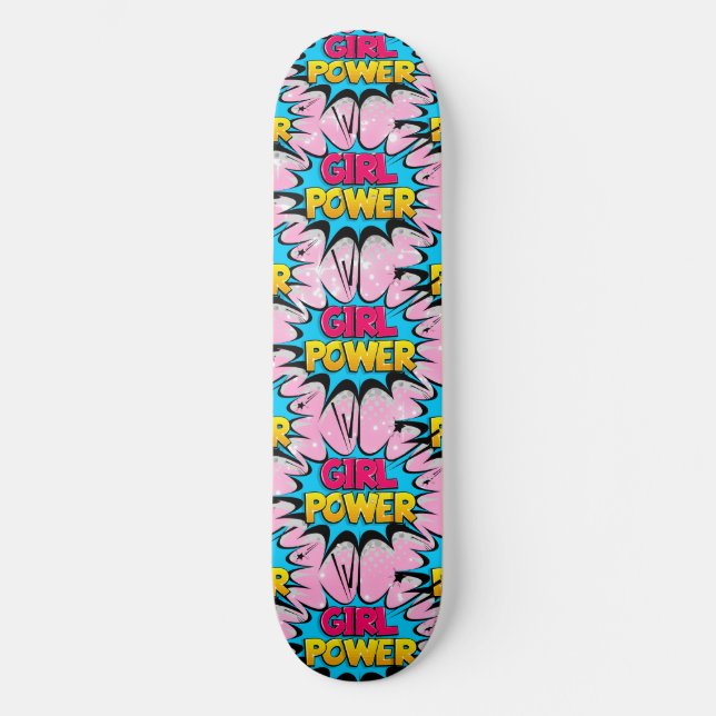 Skateboard Potencia chica (Anverso)