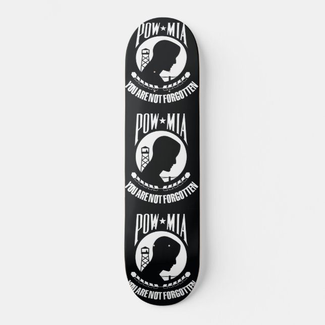 SKATEBOARD POW MIA (Anverso)