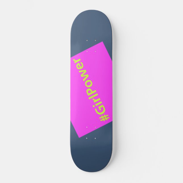 SKATEBOARD POWER CHICA DE HASHTAG (Anverso)