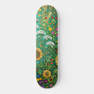 Skateboard Prado de girasoles de Klimt