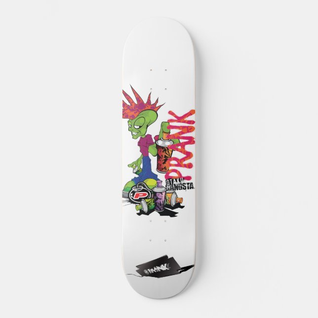Skateboard Prank Alien Punk Vandal (Anverso)