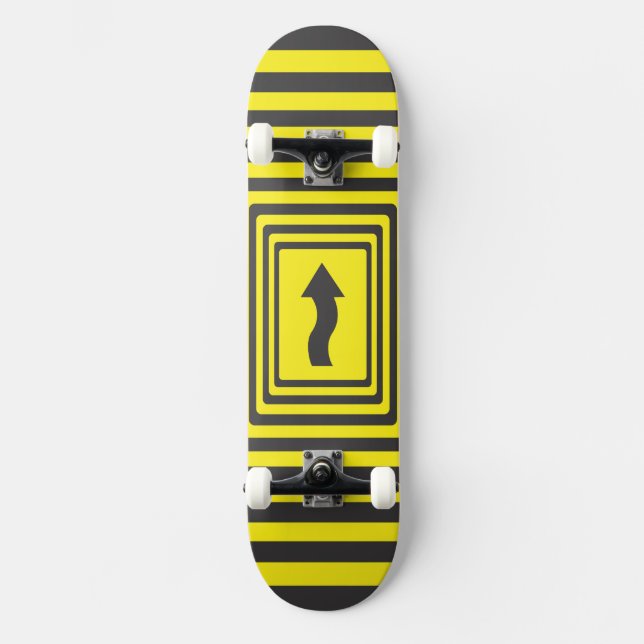 SKATEBOARD PRECAUCIÓN CASI FUTURA (Anverso)