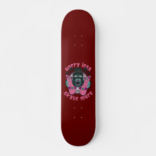 Skateboard PREOCUPACIÓN MENOS SKATE MÁS edición de gorila