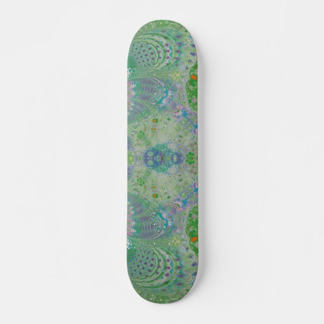 Skateboard Primavera verde (Anverso )