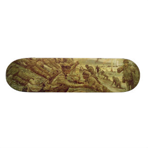 Skateboard Primera onda en Omaha por la Segunda Guerra
