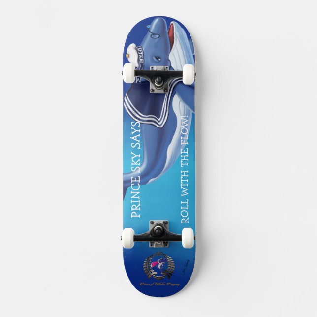 Skateboard Prince Sky Personalizado Skateboard (Anverso)
