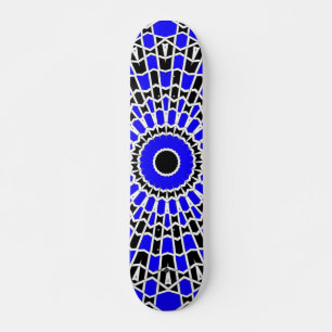 Skateboard Prism Mandala ( Azul )