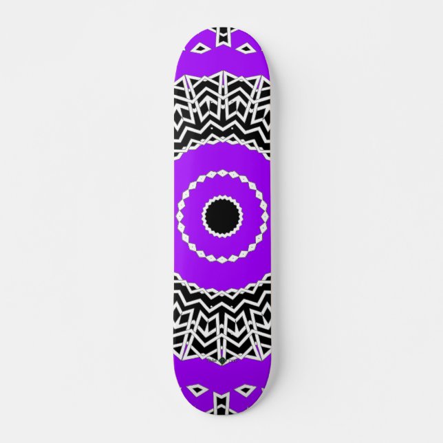 Skateboard Prism Mandala ( Morado ) (Anverso )